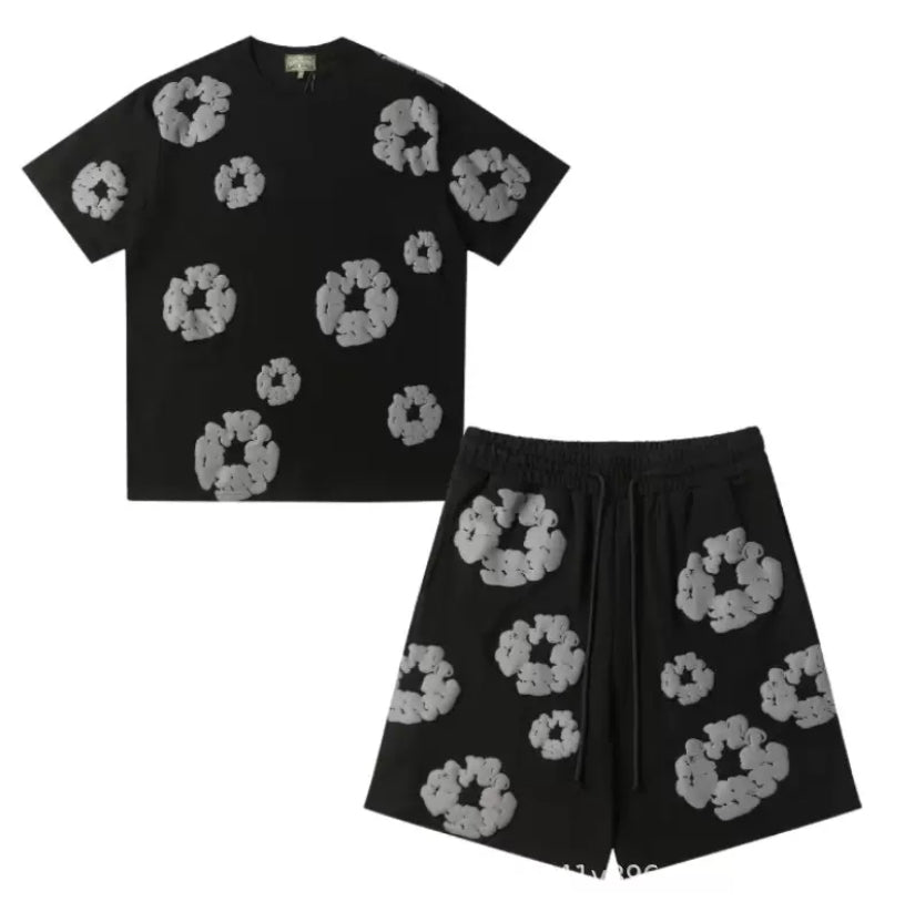 Lazoure- Blumenmuster Set