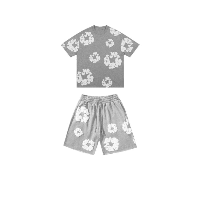 Lazoure- Blumenmuster Set