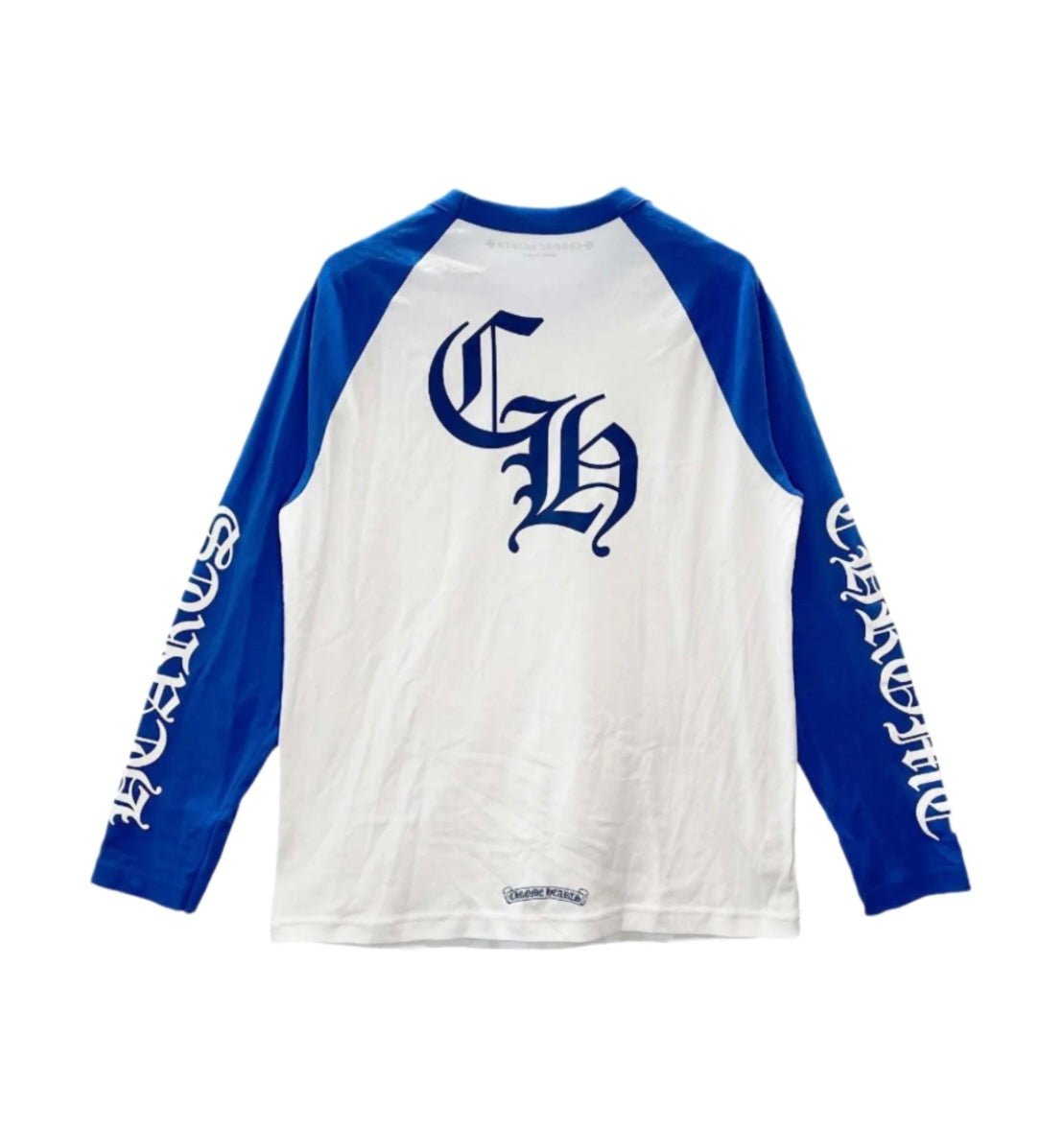 Viraler blauer Langarm Shirt