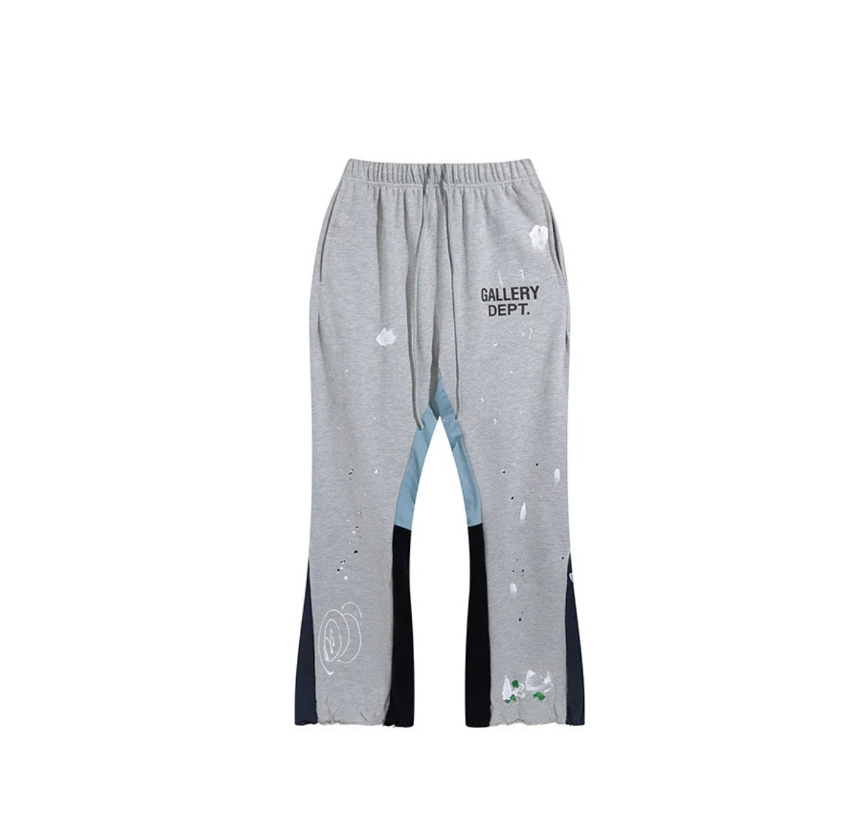 Flared Jogger mit Flecken