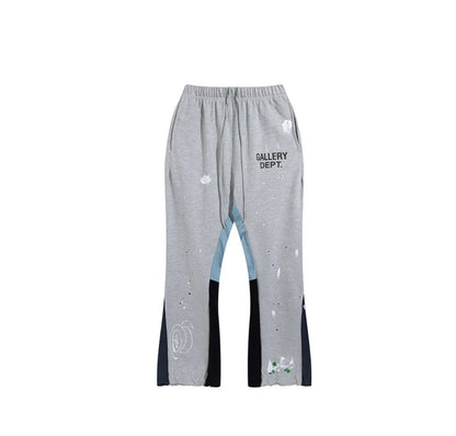 Flared Jogger mit Flecken