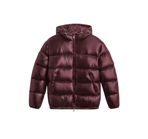 Virale Shiny Puffer Jacke