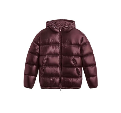 Virale Shiny Puffer Jacke